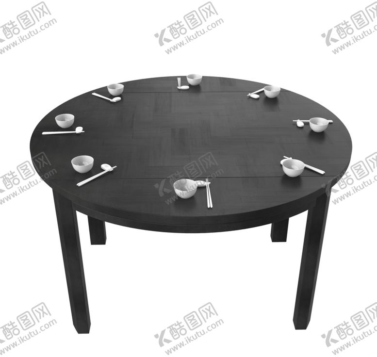 编号：51248009211333265294【酷图网】源文件下载-黑色饭桌