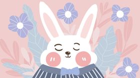 插画小清新背景抽象卡通