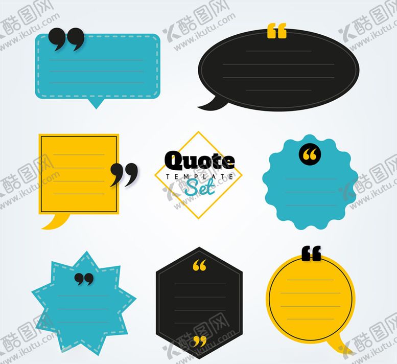 编号：90184910290233594876【酷图网】源文件下载-气泡标签矢量素材