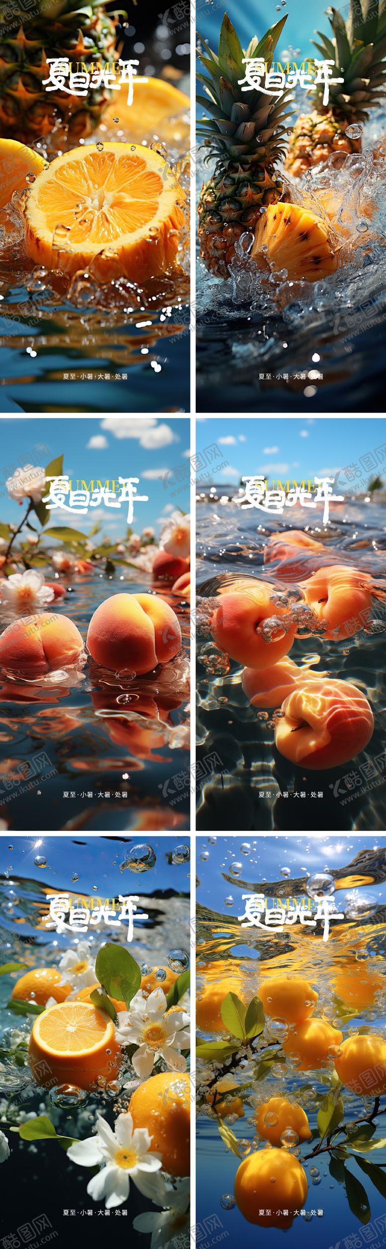 编号：40176211202301086172【酷图网】源文件下载-夏日节气海报