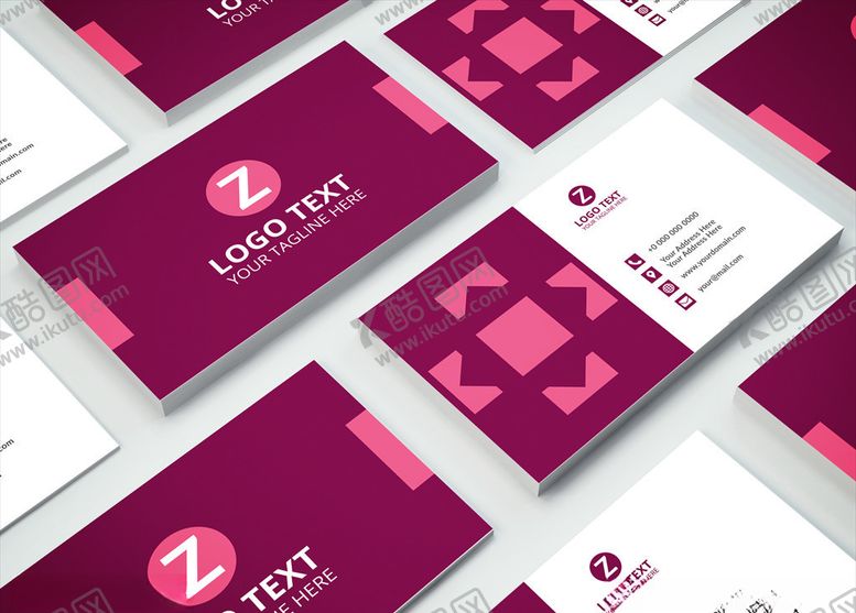 编号：55548810120417183521【酷图网】源文件下载-矢量名片模板