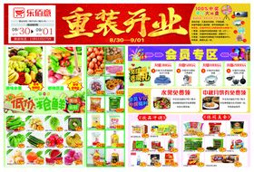 超市重装开业