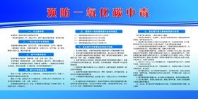 预防一氧化碳中毒宣传栏