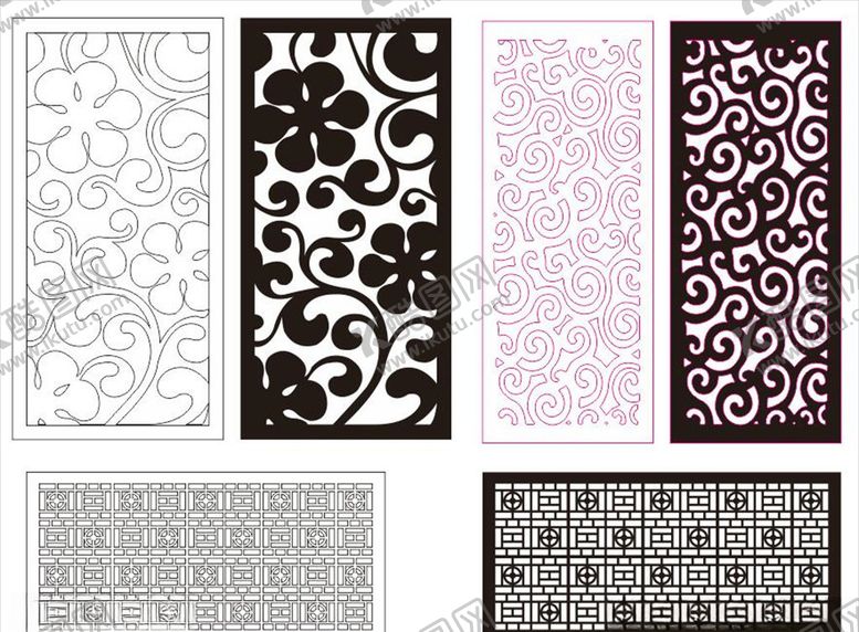 编号：61209109251656009185【酷图网】源文件下载-镂空雕刻雕花