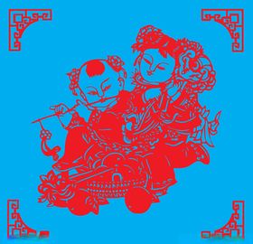 吉祥如意剪纸