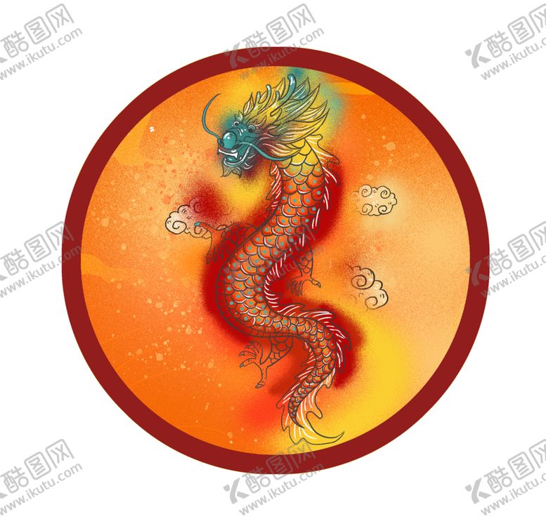 编号：84409102170137409111【酷图网】源文件下载-龙凤纹