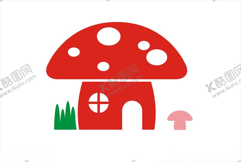 编号：81235009181414271139【酷图网】源文件下载-蘑菇房子矢量