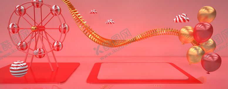 编号：36392004041506548961【酷图网】源文件下载-赛博舞台科技展台C4D场