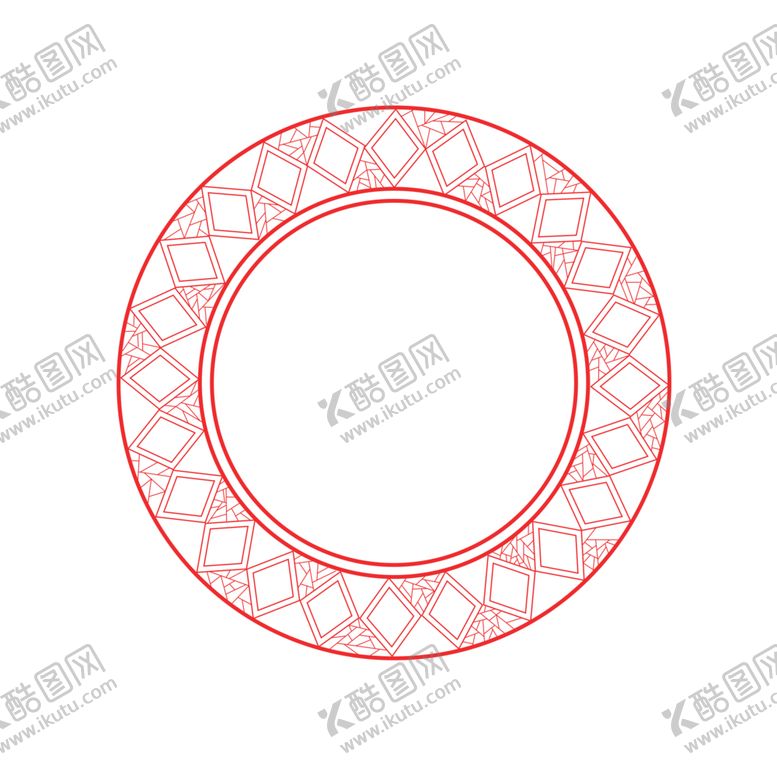 编号：15915807061550171318【酷图网】源文件下载-中国风花纹花边边框素材