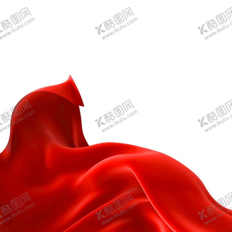 编号：17841009270339209758【酷图网】源文件下载-红色飘带