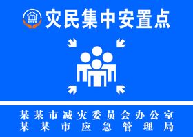 灾民集中安置点