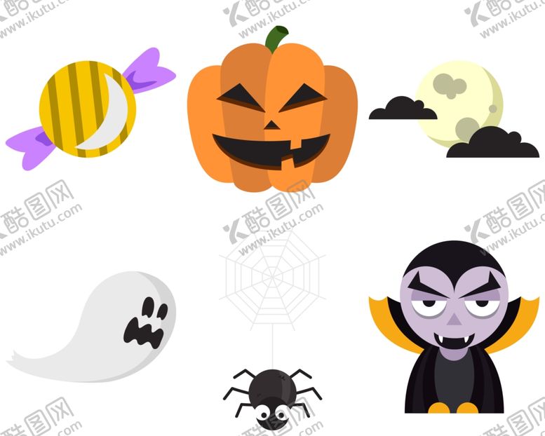 编号：75798909250710117217【酷图网】源文件下载-万圣节元素