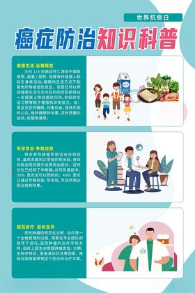 自然灾害防治知识科普海报