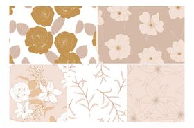 花卉图案纹理素材集合