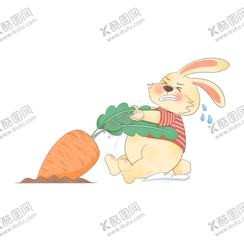 编号：97967002190046434513【酷图网】源文件下载-小兔子拔萝卜