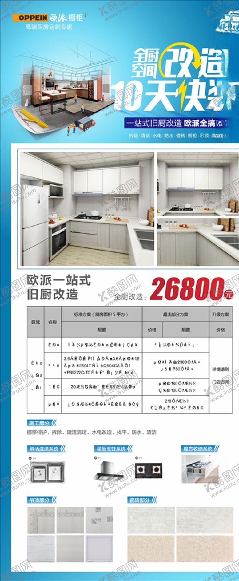 编号：68029707050910398220【酷图网】源文件下载-欧派橱柜五一