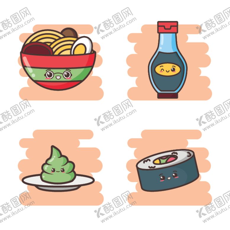 编号：42495712071538016186【酷图网】源文件下载-可爱美食