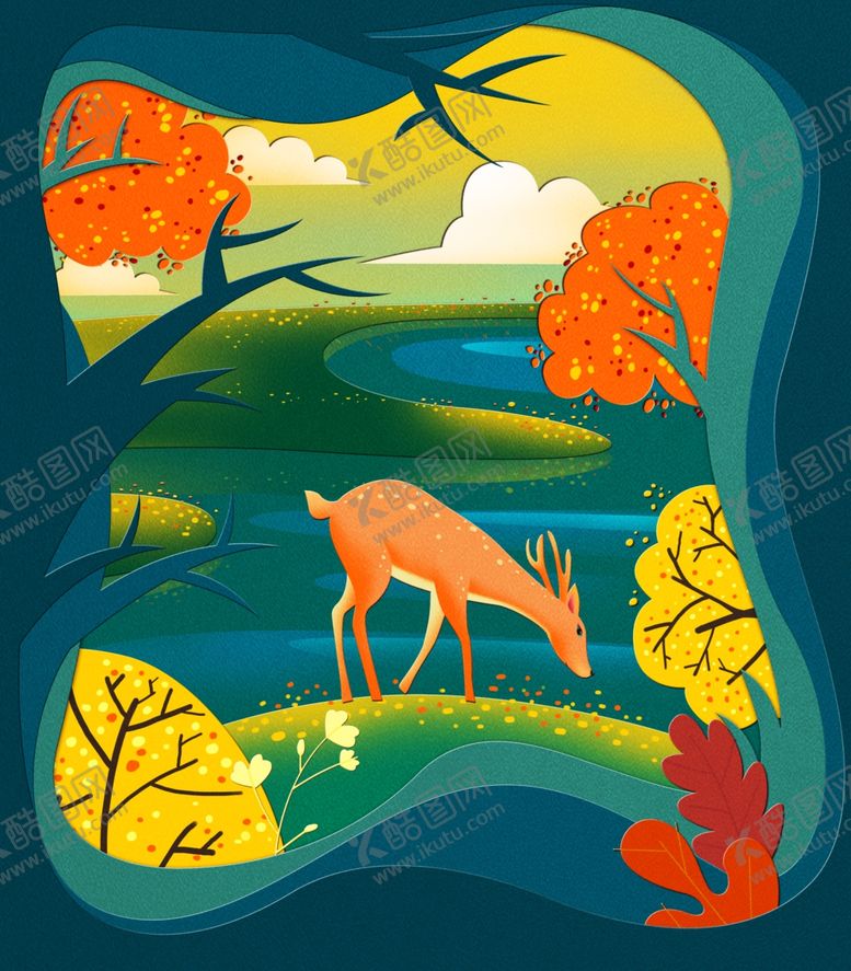 编号：76349109142217479550【酷图网】源文件下载-小清新简约创意海报图片