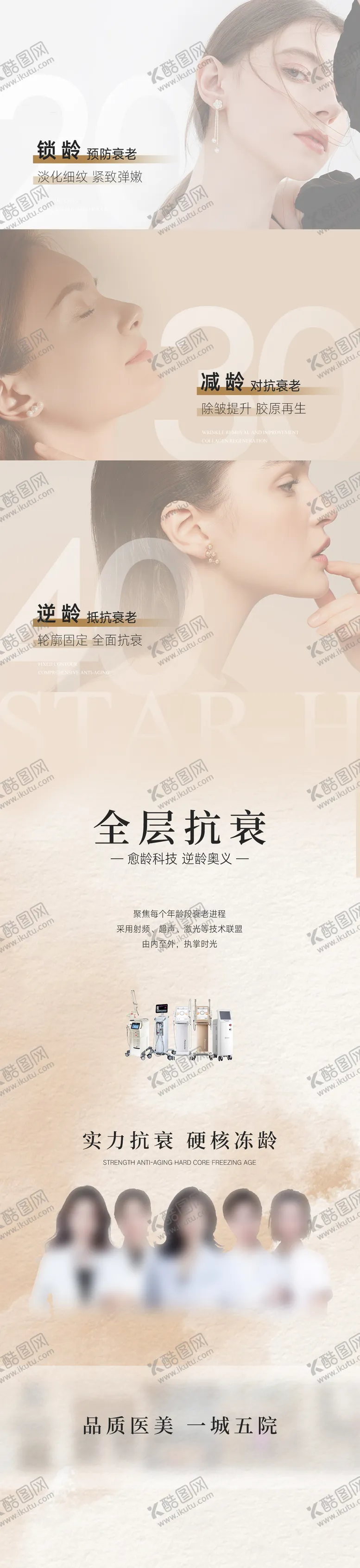 编号：55774612011143032631【酷图网】源文件下载-节后美肤全层抗衰海报长图