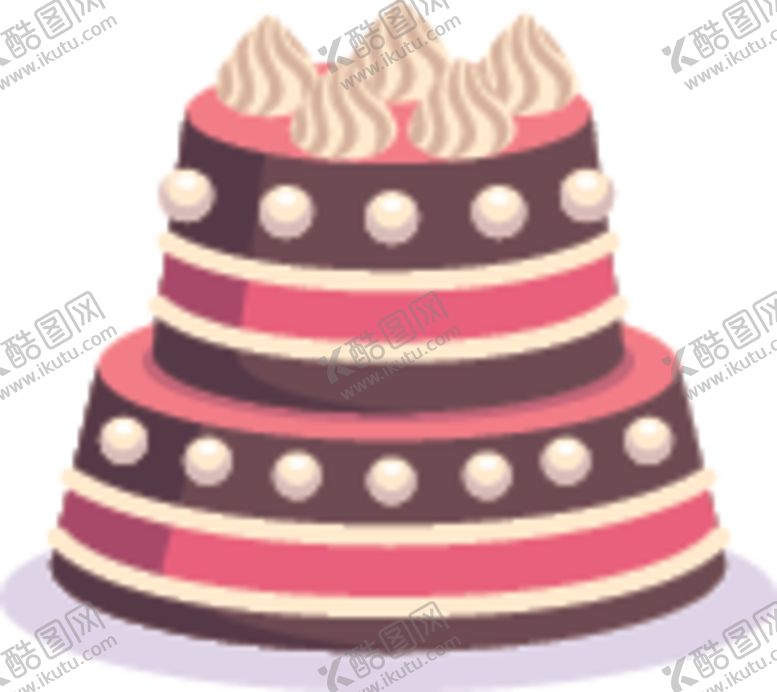 编号：40513909212051212032【酷图网】源文件下载-双层蛋糕