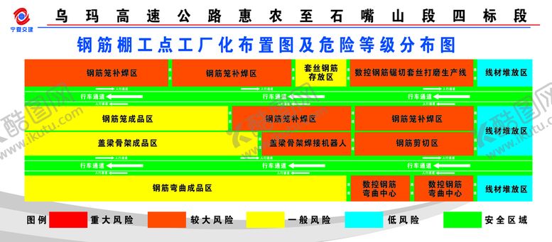 钢筋棚平面图危险等级工厂化布置分布