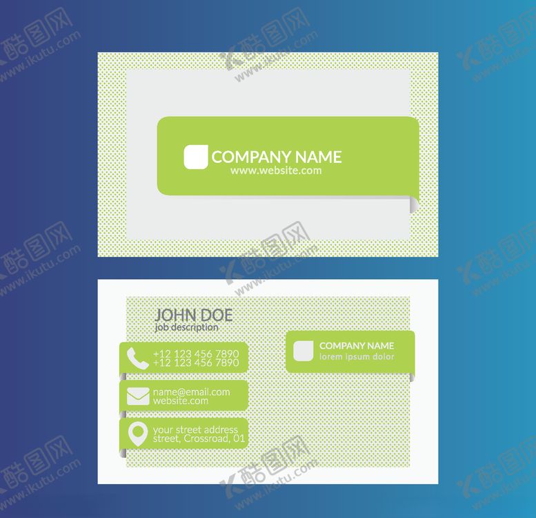 编号：32130309281423114901【酷图网】源文件下载-名片模板