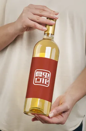 红酒包装样机