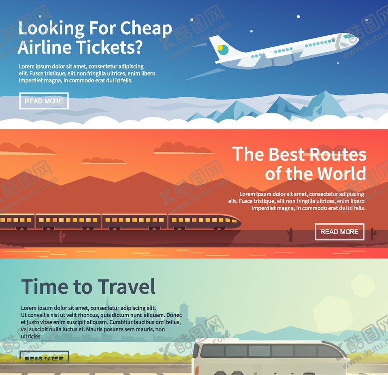 编号：14159609121835066876【酷图网】源文件下载-飞机大巴火车