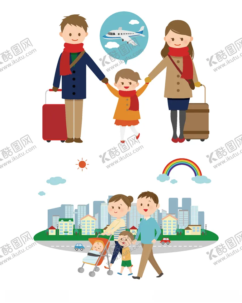 编号：17831205020659348084【酷图网】源文件下载-父母与孩子