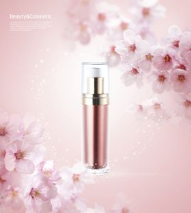 高端简约化妆品合成图片