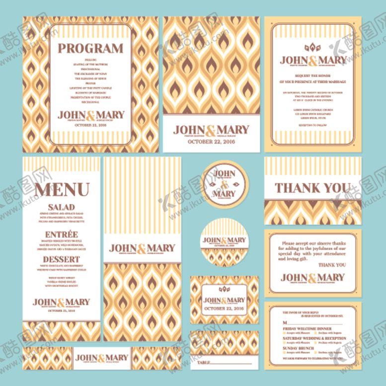 编号：20422404031645367721【酷图网】源文件下载-复古风格餐饮相关设计模板