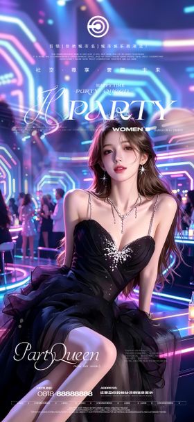 夜店邀约海报