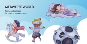 多样卡通人物场景插画图片