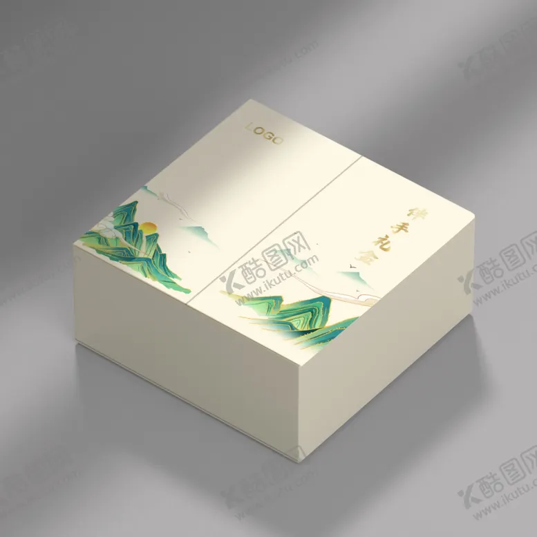编号：19125602260644189392【酷图网】源文件下载-对开礼盒效果图