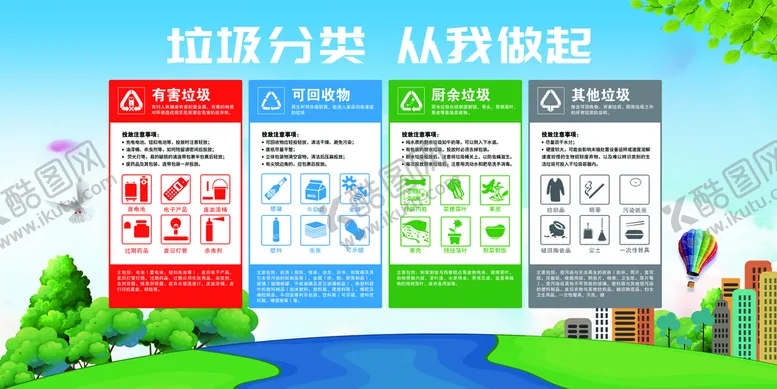 编号：81276010032132372579【酷图网】源文件下载-垃圾分类