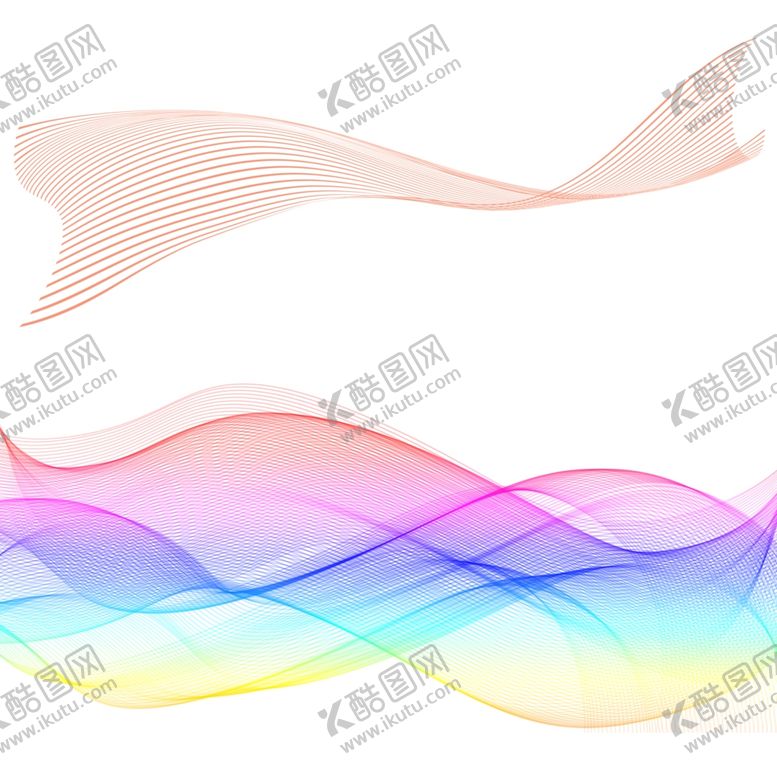 编号：22686007061036542296【酷图网】源文件下载-彩色线条素材
