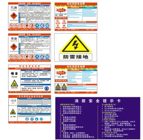 加油站制度牌