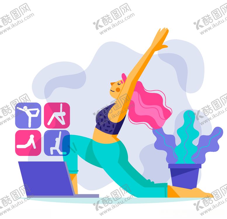 编号：22546907060242109621【酷图网】源文件下载-瑜伽