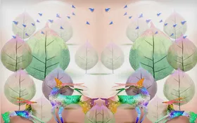 文艺北欧背景墙