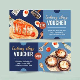 美食优惠券宣传图