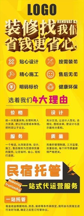 装修找我们更专业海报