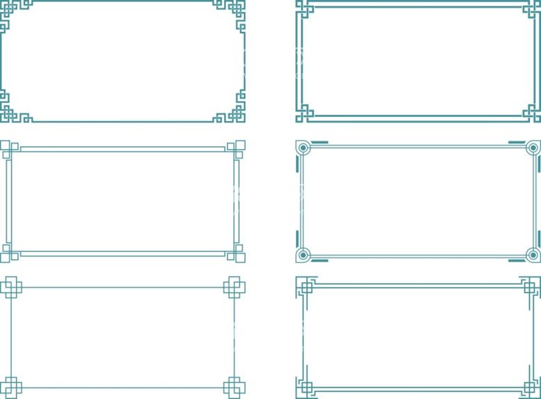 编号：84956709151405589845【酷图网】源文件下载-中式边框 