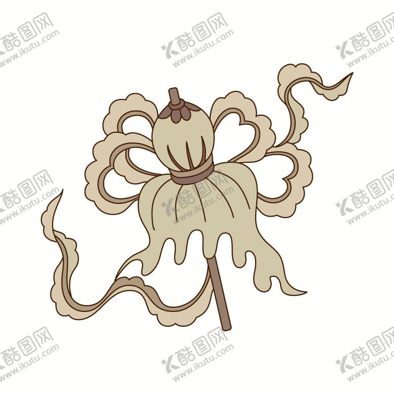 编号：56011204161434426675【酷图网】源文件下载-复古风手绘花朵图案