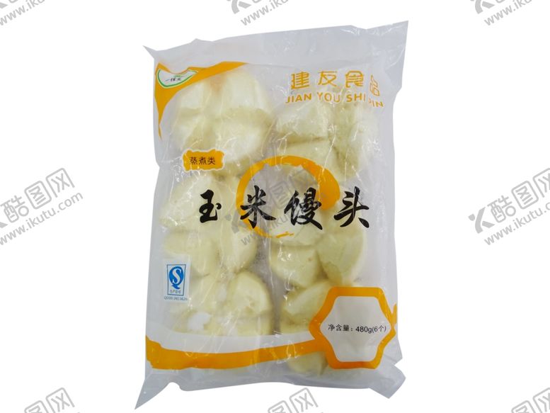 编号：56581407082329393242【酷图网】源文件下载-建友玉米馒头480g