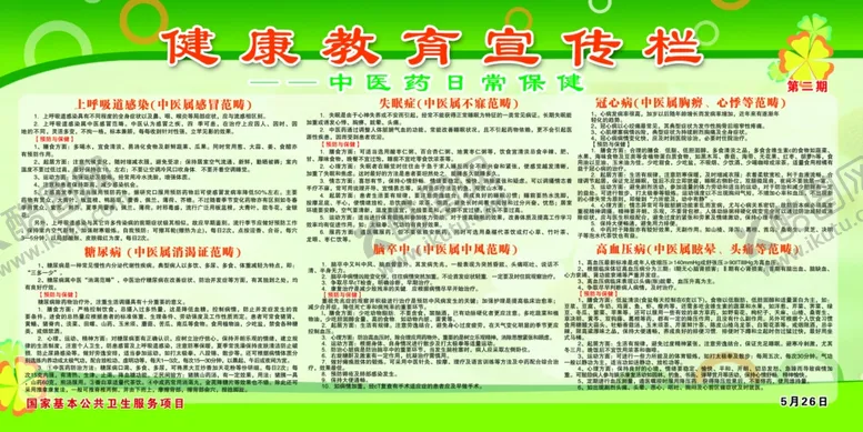 编号：35909406151623587869【酷图网】源文件下载-健康教育宣传栏