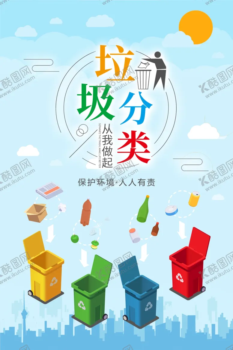 编号：80650709111608372240【酷图网】源文件下载-垃圾分类