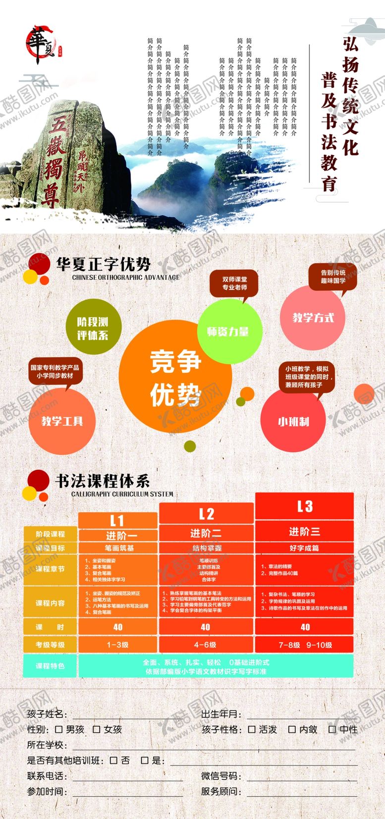 编号：64745701290857328697【酷图网】源文件下载-绘画书法美术折页
