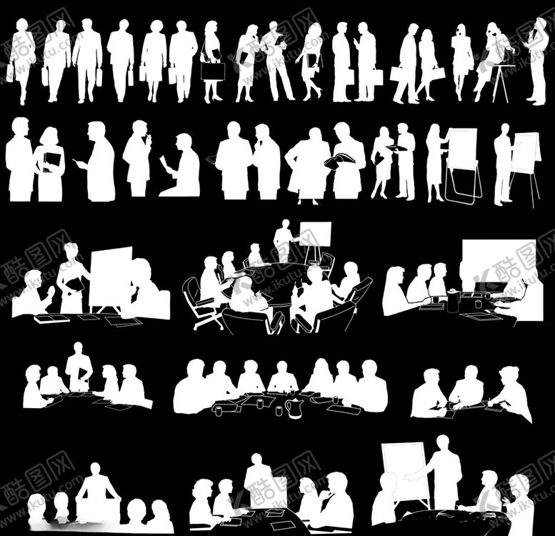 编号：96524010270018239648【酷图网】源文件下载-人物剪影