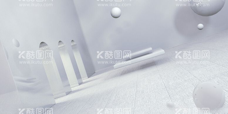 编号：93248011240358511880【酷图网】源文件下载-C4D空白展台背景