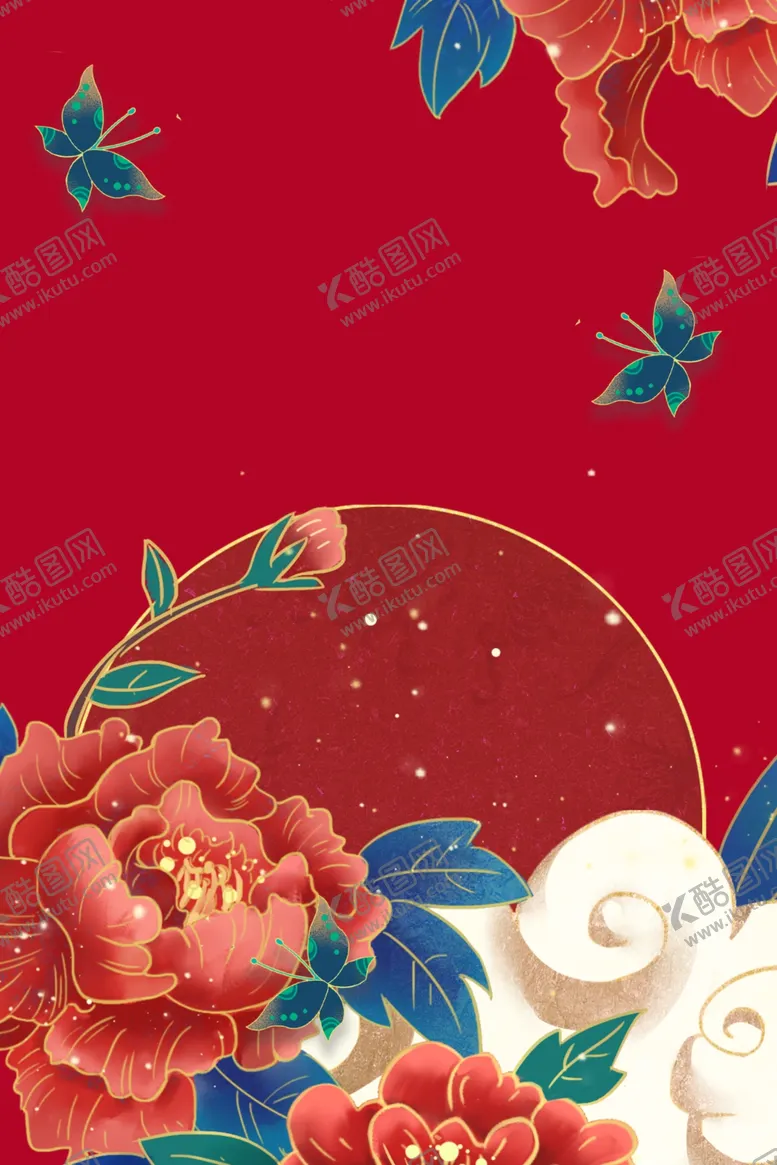 编号：60186902100331589317【酷图网】源文件下载-国潮风背景